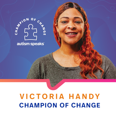 Victoria Handy's Autism Speaks Champion of Change headshot