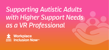 Supporting Autistic Adults as a VR Professional