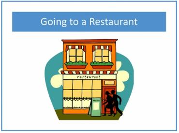 cover of a personalized teaching story for going to a restaurant