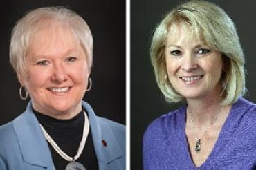 speech-language pathologists Gail Richard and Donna Murray