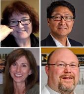 (clockwise from top left) psychiatrist Rachel Brown, psychologist SungWoo Kahng, neurologist David Beversdorf, and applied behavior analyst Janine Stichter