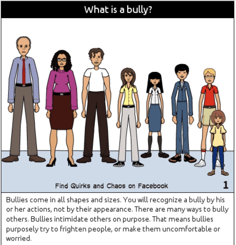 Illustrations from an autism mom: What is a bully? 