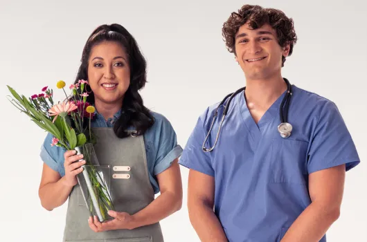 florist and medical professional