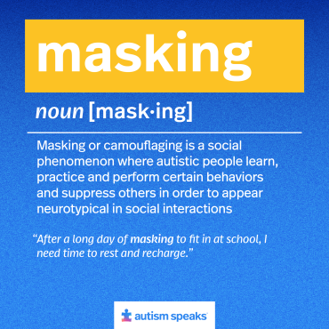 masking autism definition
